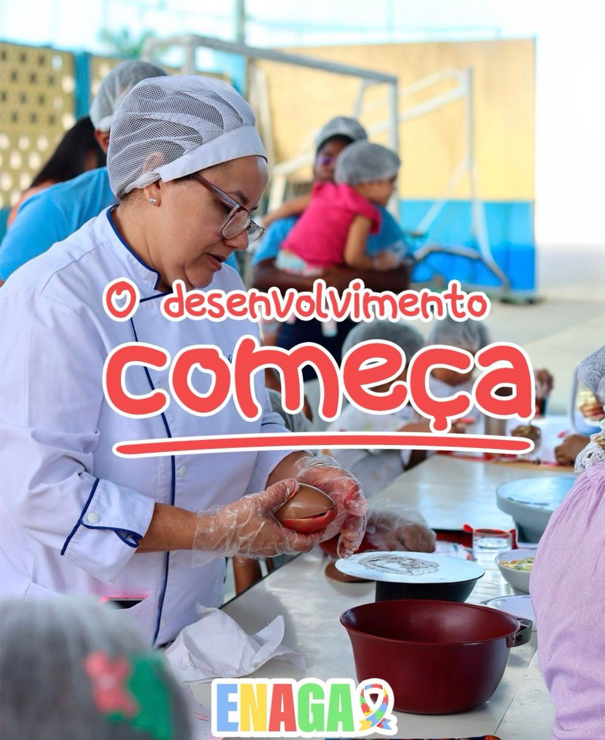 Campanha de conscientização do autismo do Instituto ENAGA